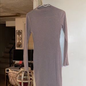 Tan/Shimmery Sweater Dress (Tight Fit)